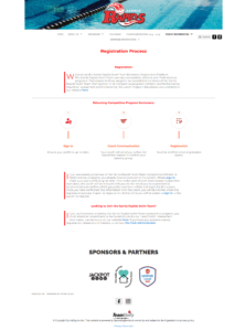 Registration Info Page